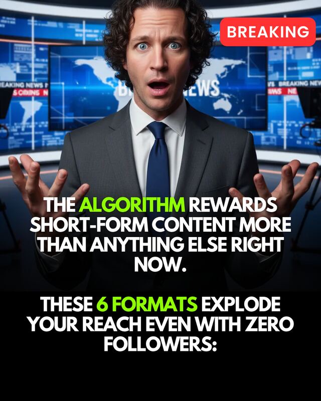 The algorithm rewards short-form content viral post